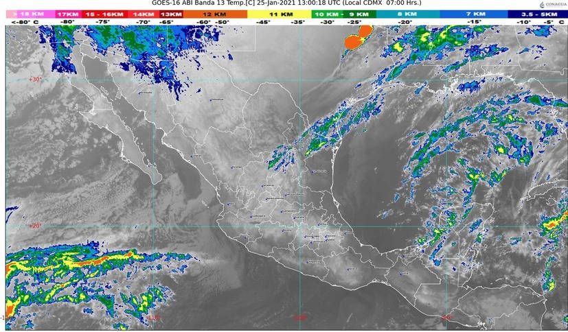 Se pronostican lluvias aisladas en Quintana Roo