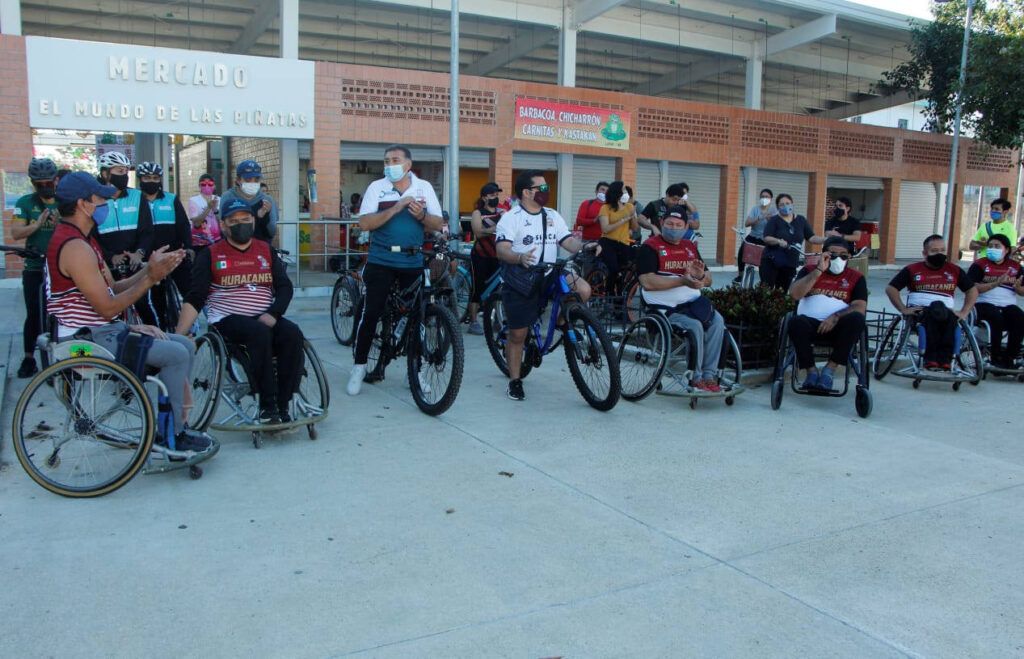 Rodada sabatina por la salud y la movilidad promovida por el gobierno municipal