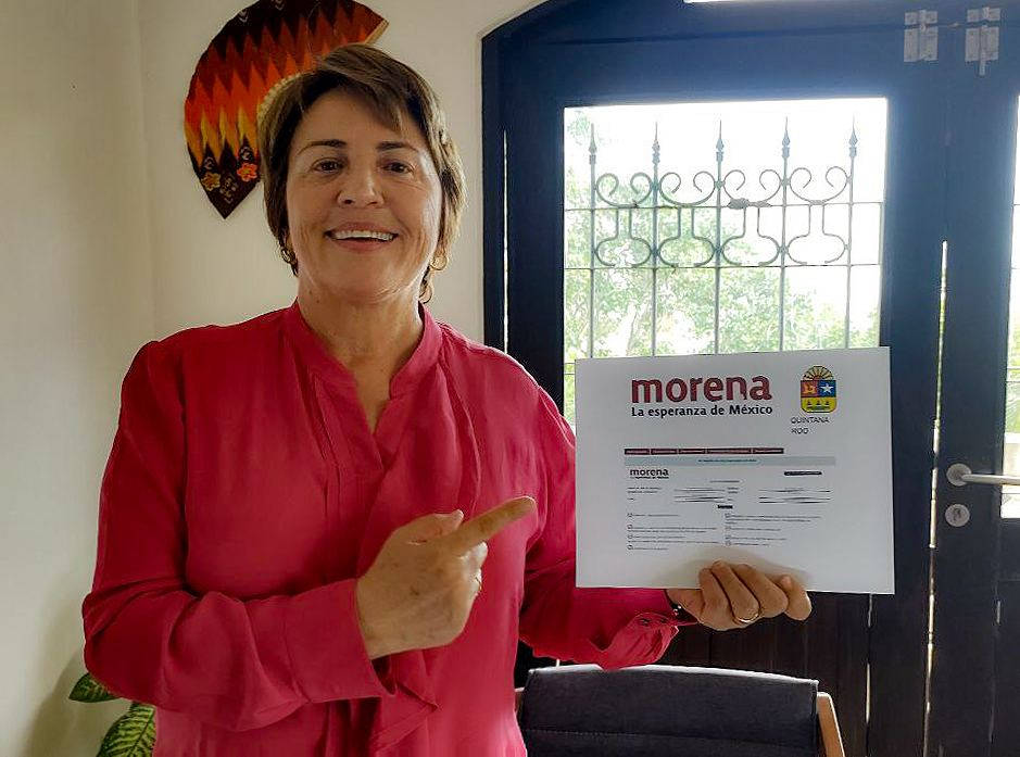 Se registra Laura Beristain para aspirar a la reelección