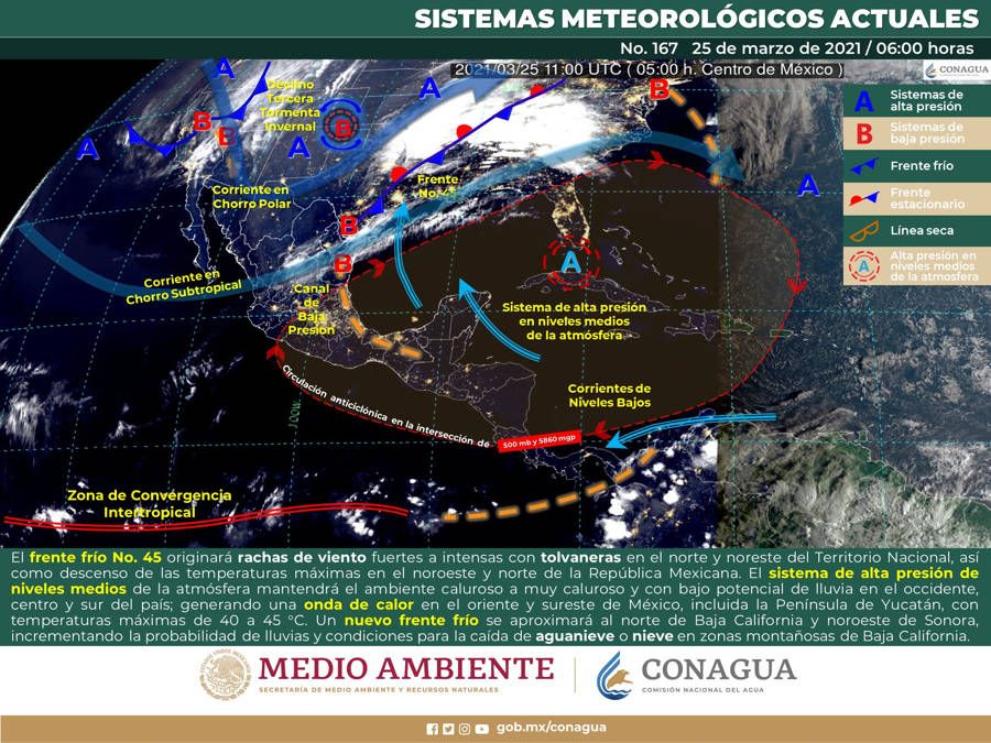 Onda de calor en la Península de Yucatán