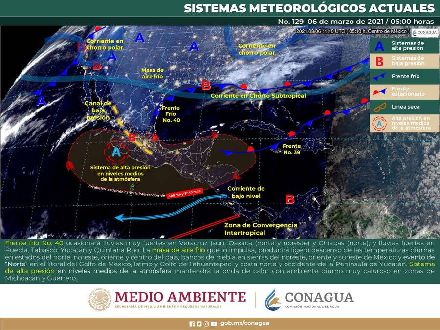 Pronostican ligero descenso de temperaturas