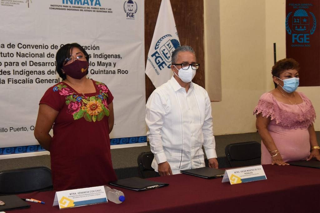 Firma FGE convenio para garantizar traductores en lenguas indígenas