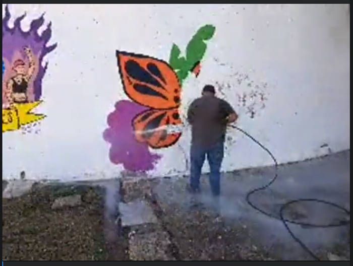 Ordena Congreso del estado quitar murales de protesta feminista