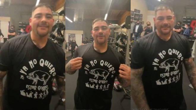 Presenta Andy Ruiz su marca “Ya no quiero estar gordo”