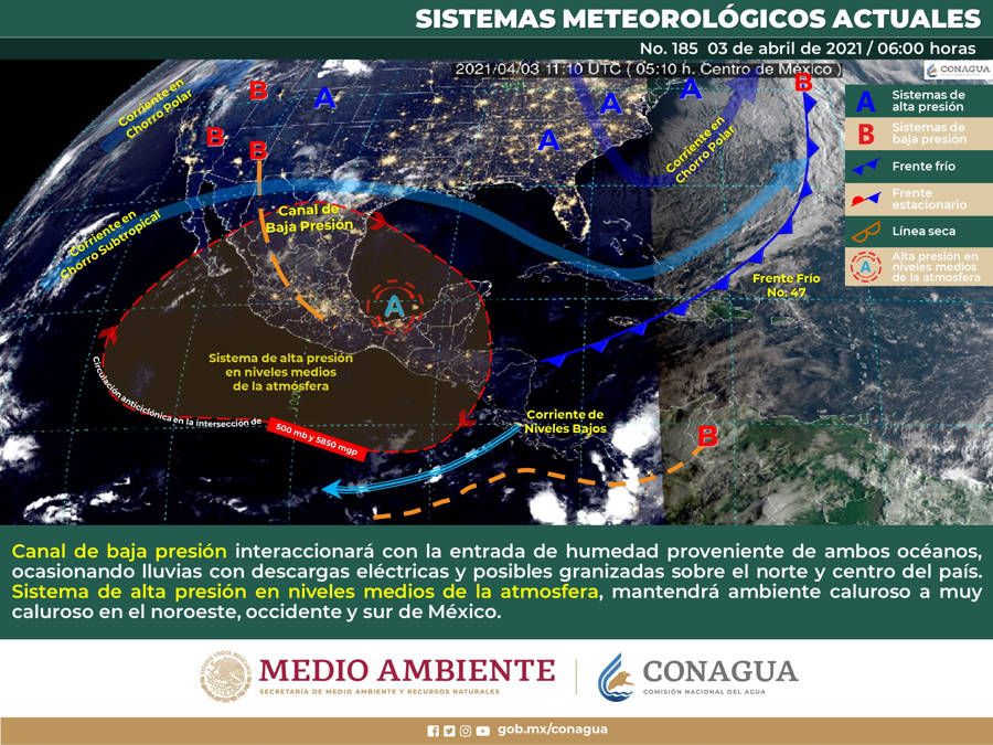 Lluvias aisladas por la tarde en Quintana Roo