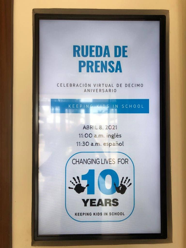 Keeping Kids in School Celebra su décimo aniversario en 2021