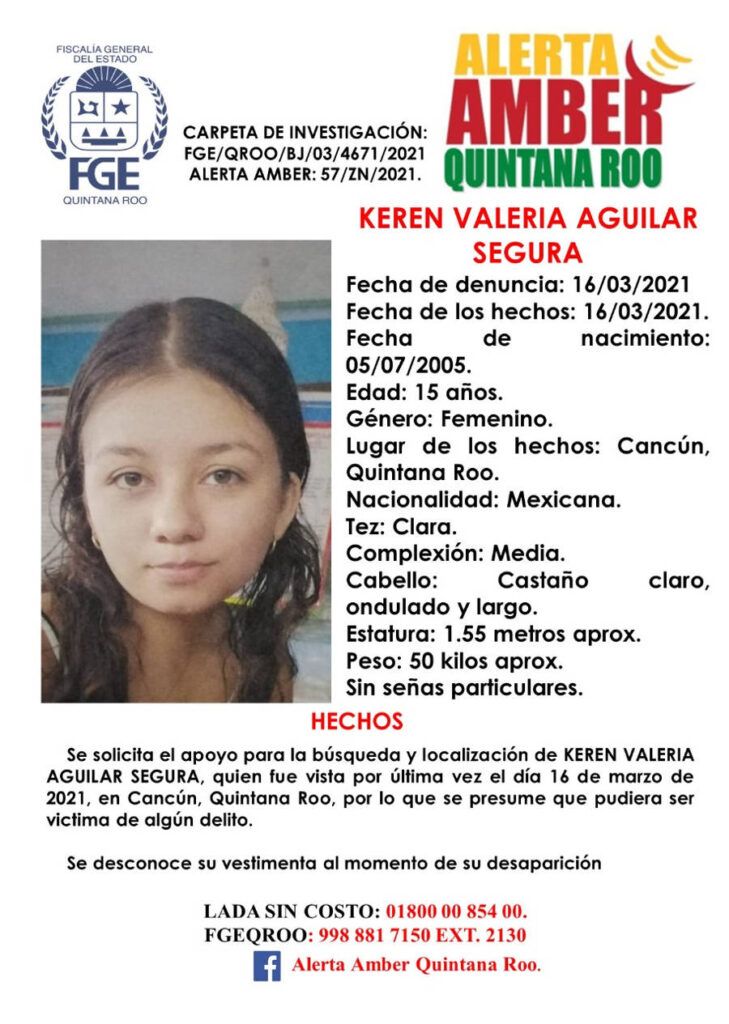 Solicitan apoyo para buscar a joven desaparecida