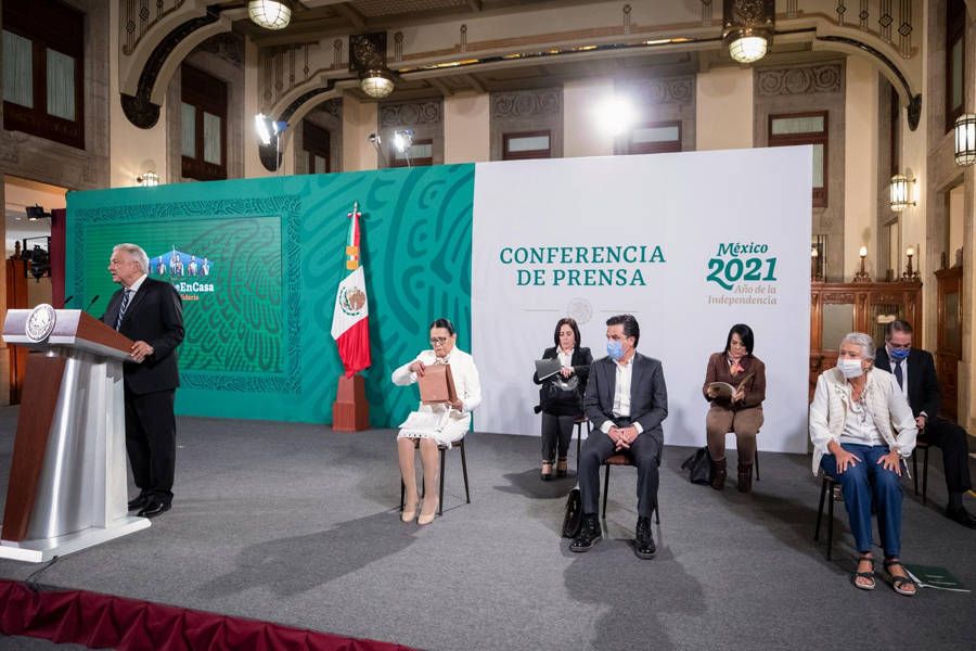 AMLO se vacunará en Palacio Nacional