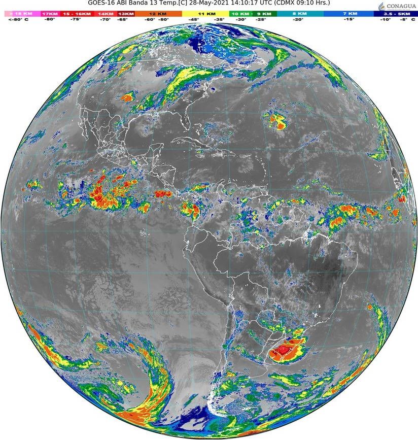 Lluvias aisladas en Quintana Roo