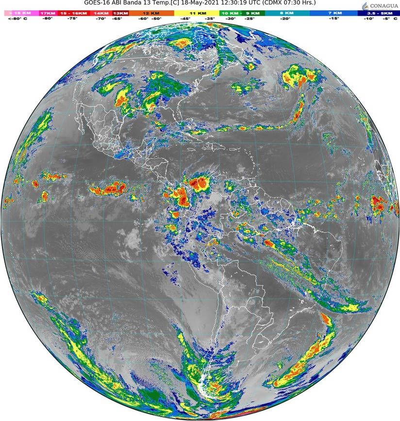 Continuarán las lluvias en el sureste de México