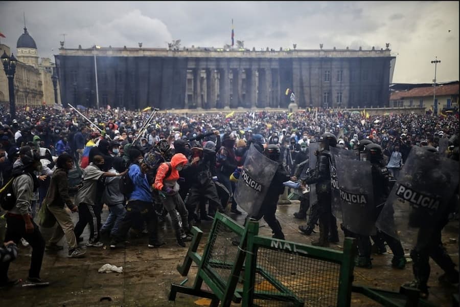 Desaparecen 548 manifestantes en Colombia