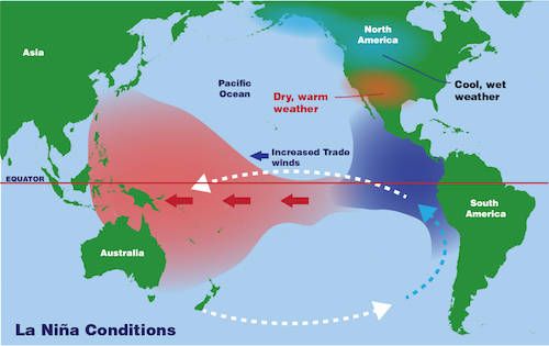 Posiblemente en octubre se regrese a una fase de "La Niña"