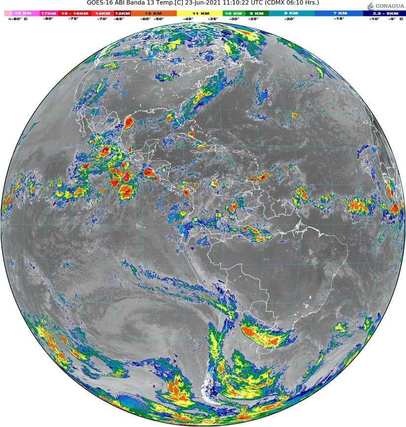 Se mantendrá el ambiente caluroso en la Península de Yucatán