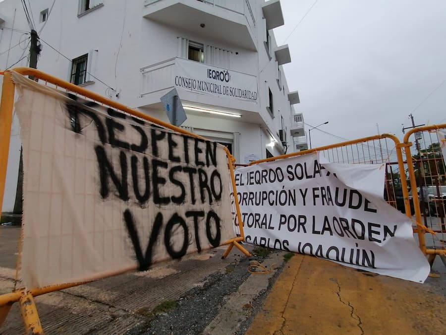 Se cumplen 24 horas de la sesión del IEQROO para validar la elección del 6 de junio en Solidaridad