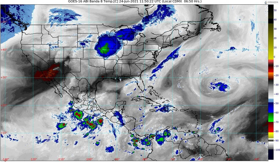 Nublados y chubascos para hoy en Quintana Roo