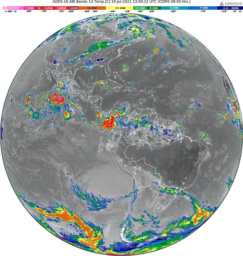 Se aproxima nueva onda tropical a la Península de Yucatán