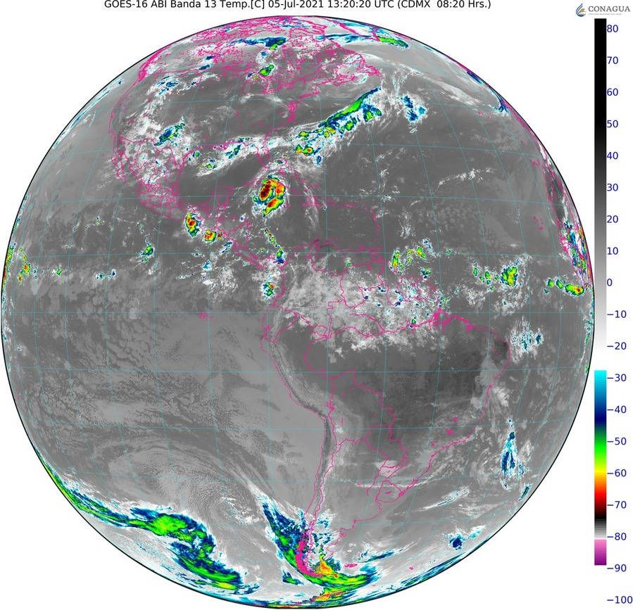 Onda tropical Núm. 8 se extenderá sobre el sureste del país