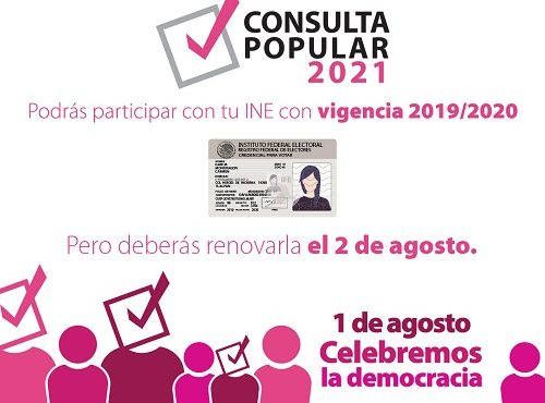 Ubica tu mesa para participar en la Consulta Popular