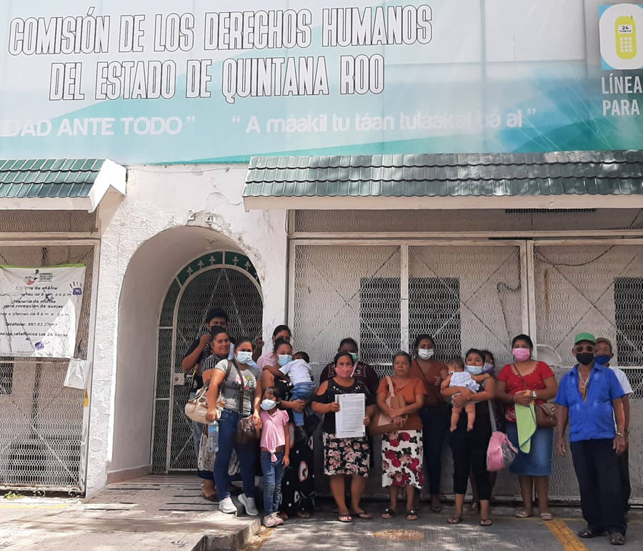 Defensoras de derechos humanos del balneario El Chorro en Juan Sarabia interponen denuncia y queja