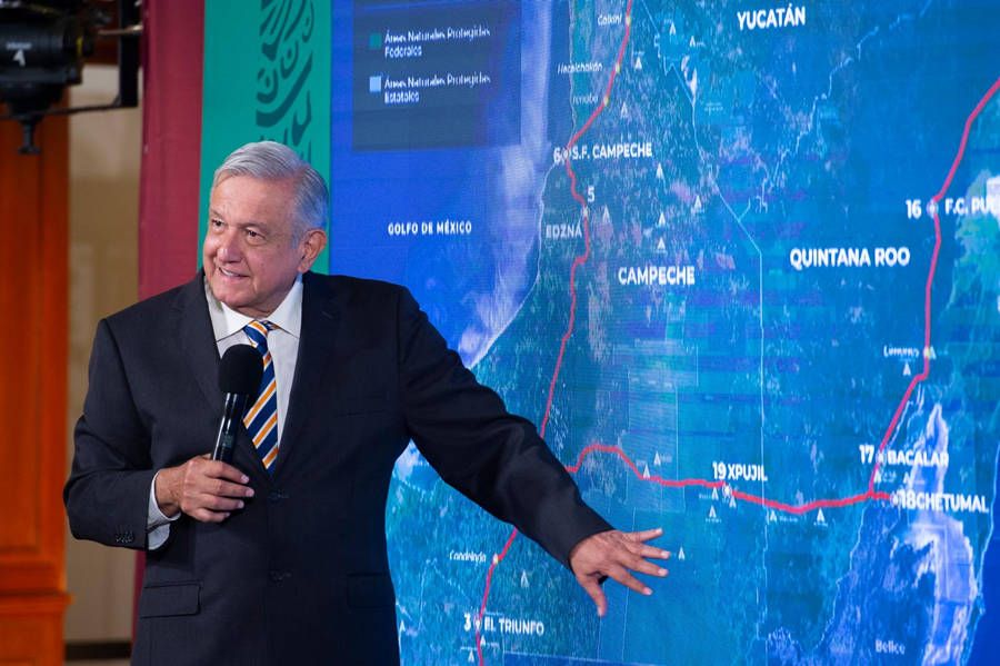 Tren Maya no dañará el ambiente: AMLO