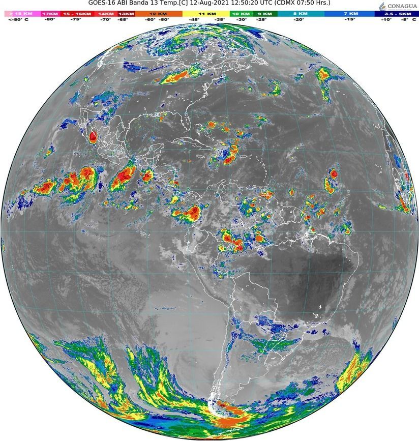 Onda tropical 20  ocasionará lluvias en la Península