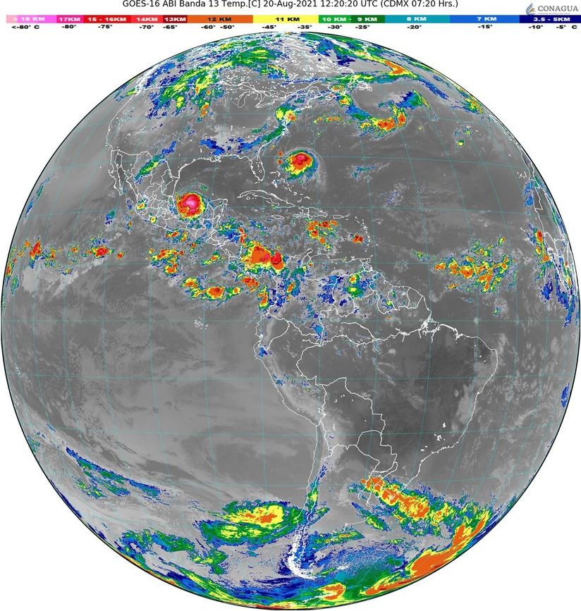 Lluvias torrenciales en zonas de Puebla y Veracruz