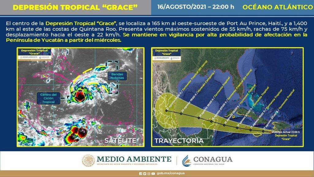 Emiten Alerta Azul para municipios del norte de Quintana Roo