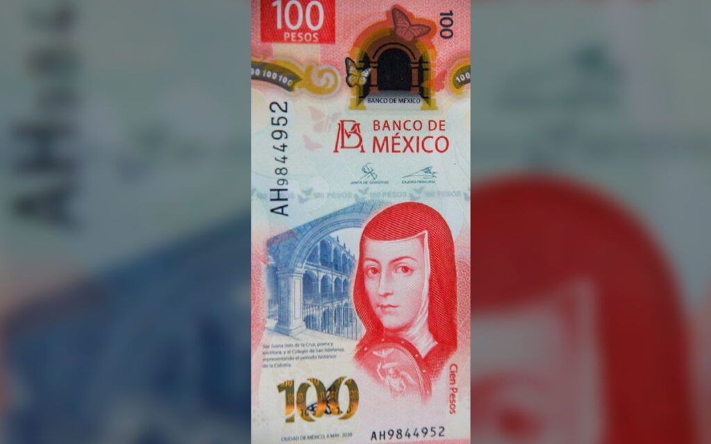 Nuevo billete de 100 pesos gana premio mundial por su diseño