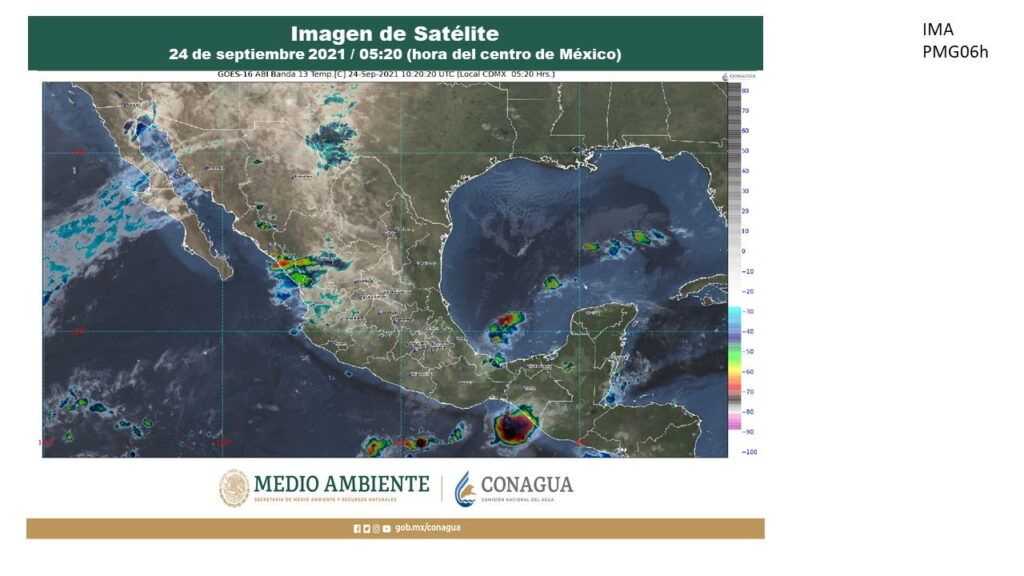 Ambiente cálido por la mañana y caluroso durante la tarde en la Península de Yucatán