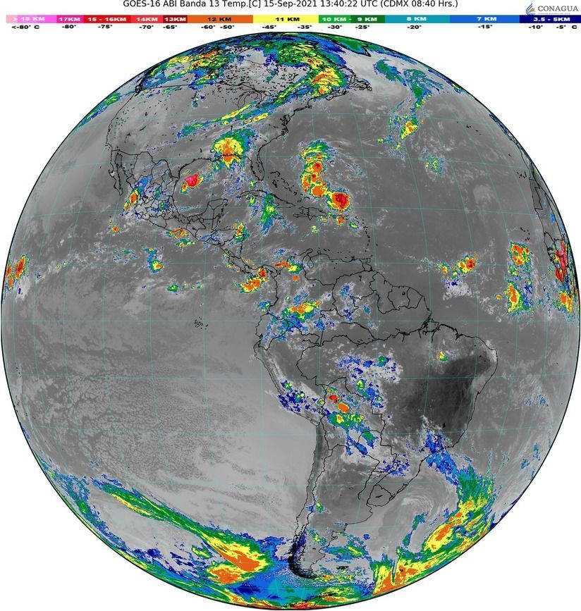 Onda tropical recorrerá el oriente y sur del país