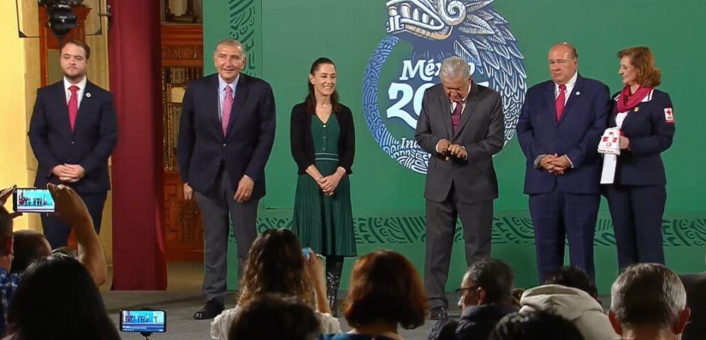 Llama AMLO a participar en colecta de la Cruz Roja