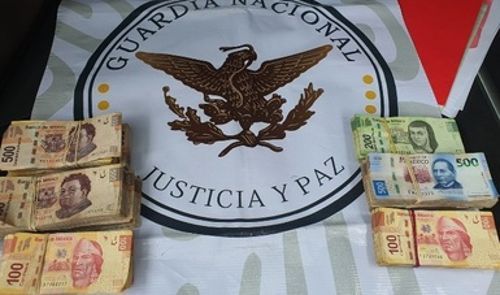 Detiene GN a persona con más de 330 mil pesos en efectivo