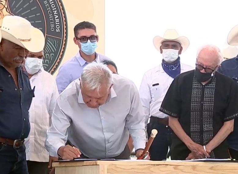 Pide presidente perdón a pueblos Yaquis