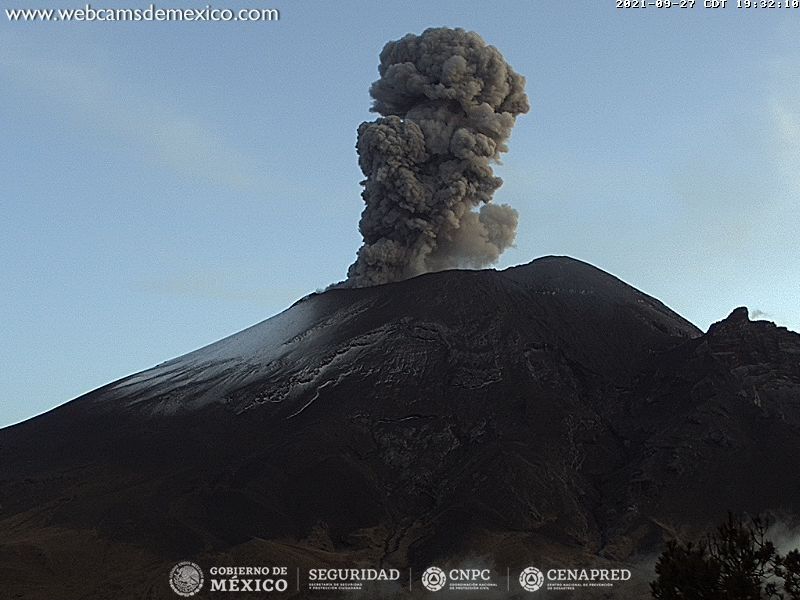 Registra Popocatépetl intensa actividad