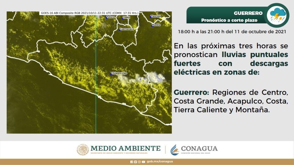 Esta noche Pamela se intensificará a huracán categoría 1