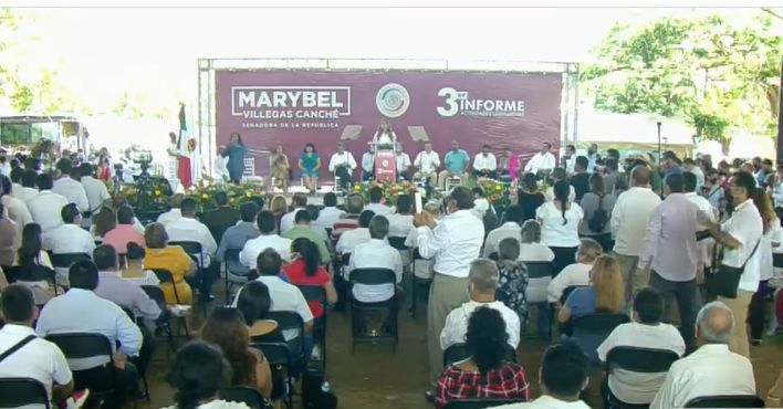 Presenta Marybel Villegas tercer informe