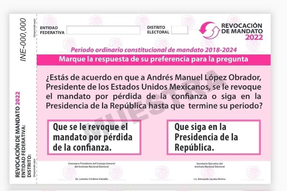 Inicia recolección de firmas ciudadanas para revocación de mandato