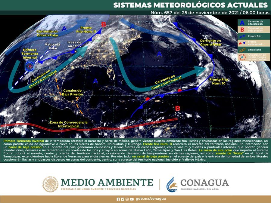 Habrá calor por la tarde en la Península de Yucatán