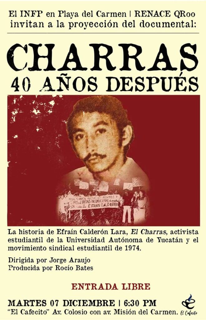 Proyección de cine debate "Charras: 40 años después, un docudrama"