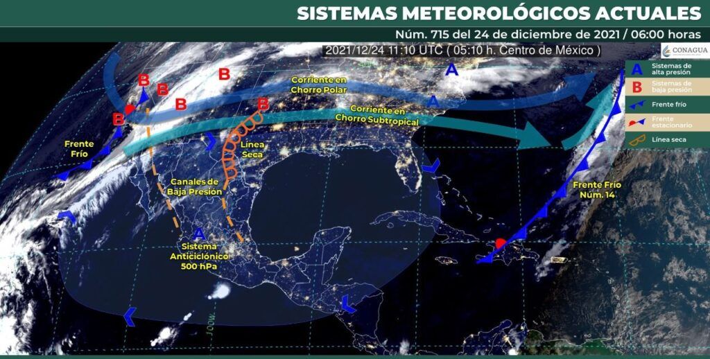 Desciende el termómetro en Quintana Roo