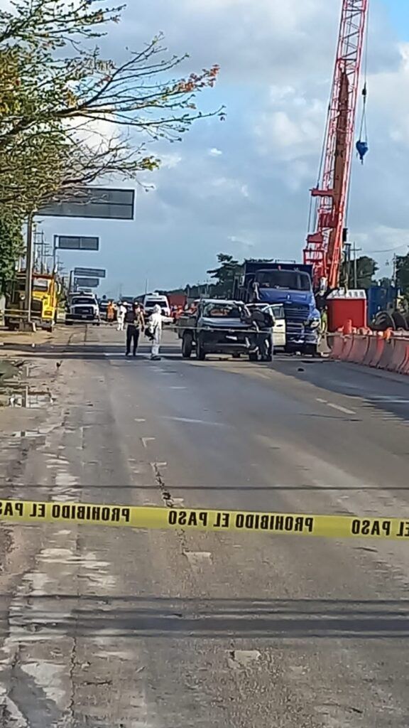 Accidente de tránsito en obras del Tren Maya cobra la vida de una persona