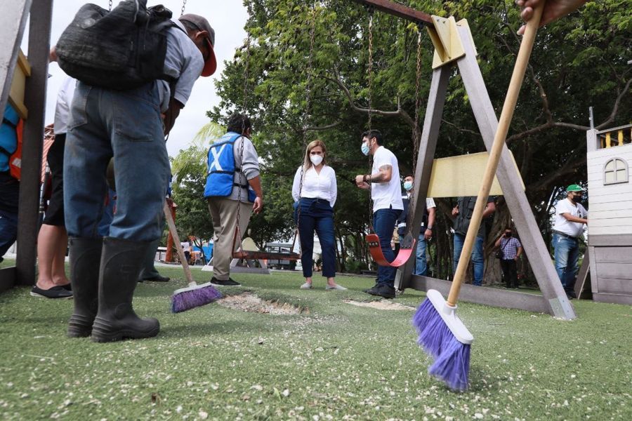 Rescata Gobierno de Solidaridad los cinco parques de Palmas 1