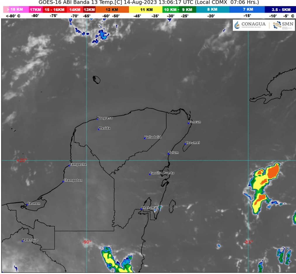 Lluvias fuertes para la península por ingreso de aire húmedo