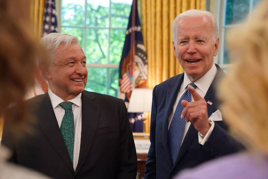 Reconoce AMLO trabajo de Biden en materia migratoria