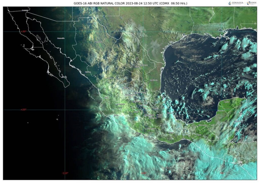 lluvias puntuales fuertes en zonas de Quintana Roo