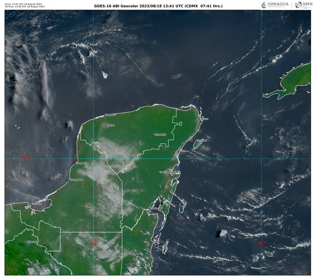 Lluvias este viernes en el sur del país