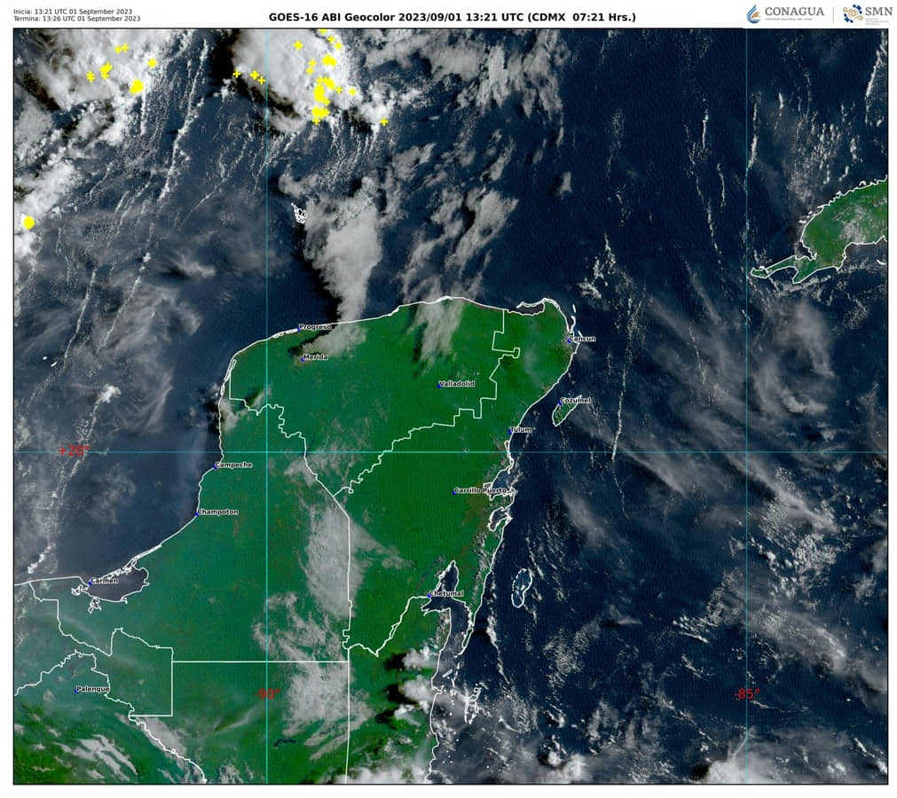 Nueva onda tropical se aproxima a la Península de Yucatán 