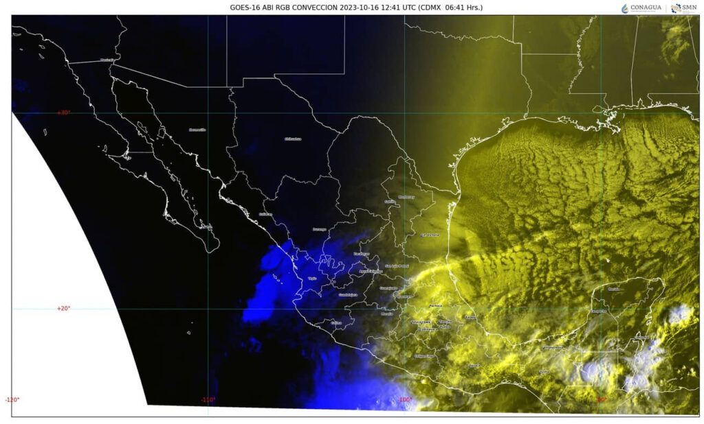 Frente frío número 3 se extenderá sobre la Península de Yucatán