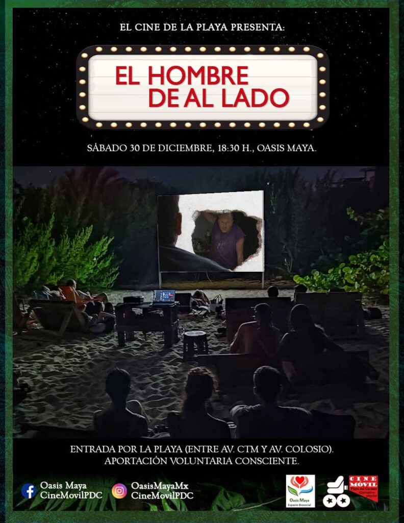 El cine de la playa presenta: "El hombre de al lado"