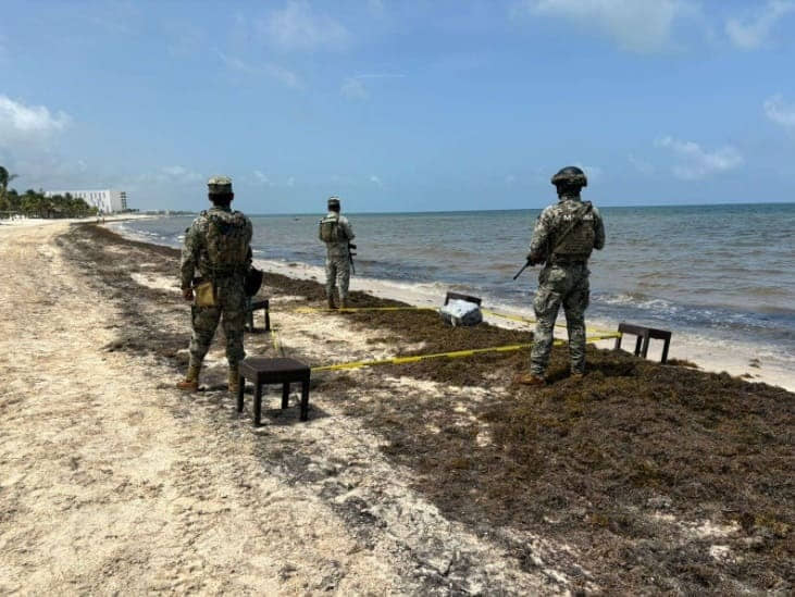 Asegura el Ejército 2 kilos de cocaína en Cozumel